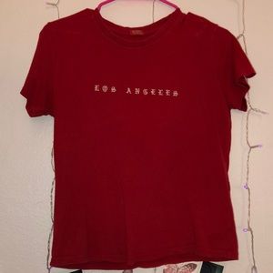 red los angeles brandy top